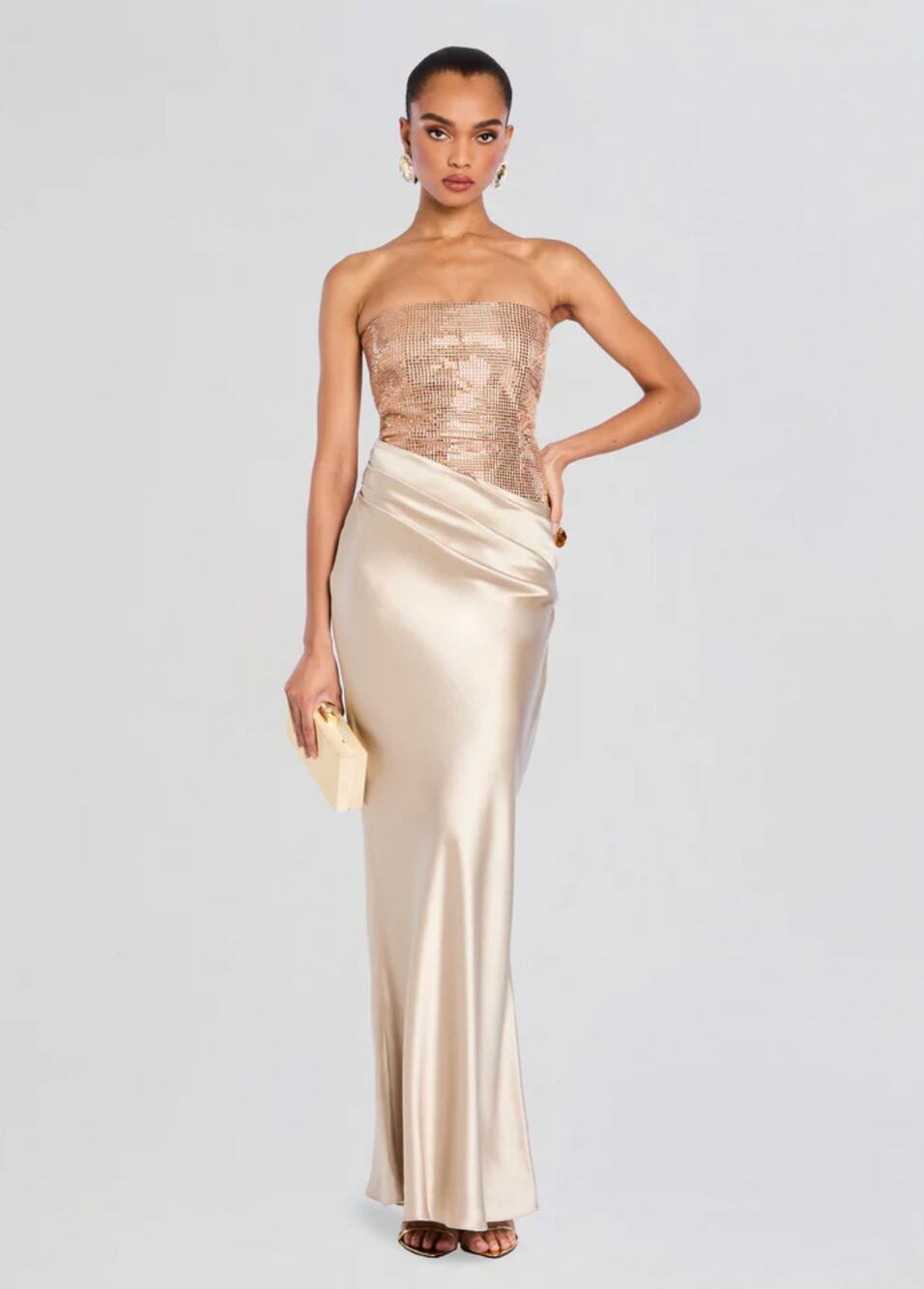 retrofete Alexandra Dress in Latte